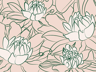 Floral Background floral floral background floral design green illustration pink vector