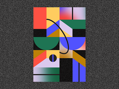 — Something about colors abstract art art color dailypractice design fun geometrics illustration ilustrator lines shape square vector