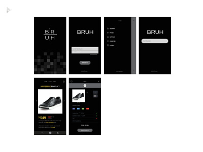 BRUH Mobile product design