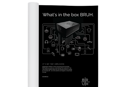 BRUH Ad advertisement branding print ad