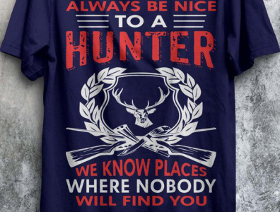 Hunting T-shirt Design. design hunt hunter hunters hunting hunting t shirt hunting t shirt design hunting usa hunting vector tshirtdesign typography