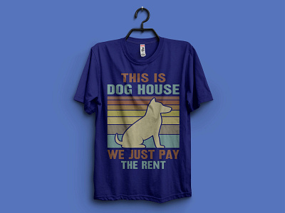 Dog T-shirt Design.