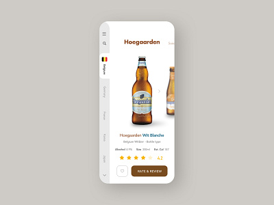 beer review ui app beer design review ui ux