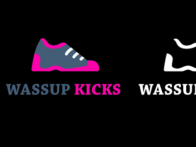 Wassup Kicks Logo shoes logo