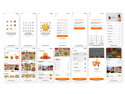 ONLINE ORDERING APP mobile app design online ordering system restaurant shop ui design