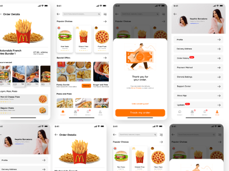 ONLINE ORDERING APP by Ben Studio on Dribbble