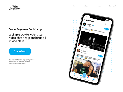 Team Payaman Social App Home Page app app design mobile app mobile app development social media design ui ui ux ui design ui ux designer ui ux user uiux user interface design userinterface web design