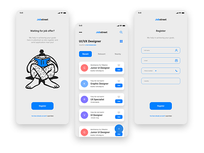 Jobstreet ( UI Design)