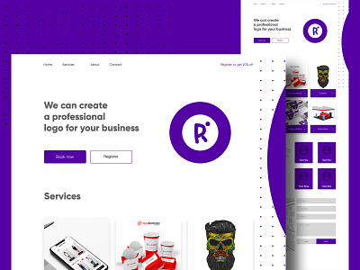 Remoto Studio Website Design landingpage minimalist portfolio ui ux web webdesign website design