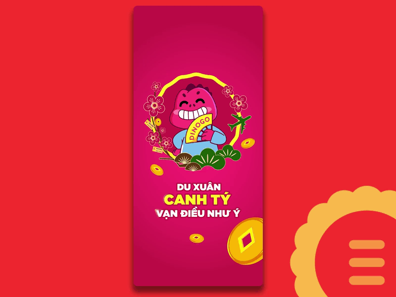 Splash screen for lunar new year after effect app design application bodymovin iphone x json loading animation loading screen lottie lunar new year mobile mobile app motion motion design new year splash screen splashscreen tet ui