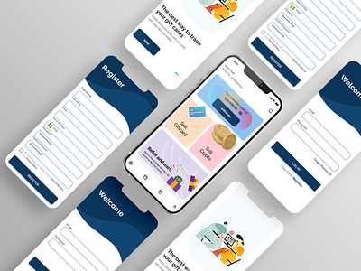 Buycryp design mobile design ui ux