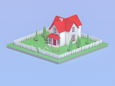 House c4d 插图