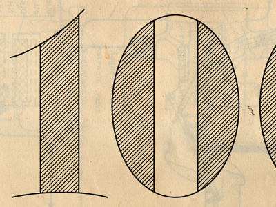 100 hatch leftloft paper texture type typography