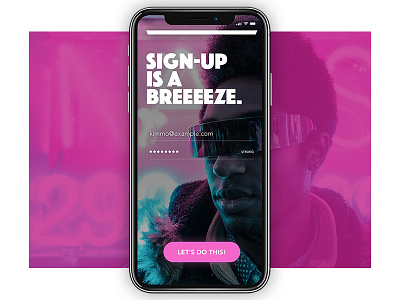 Daily UI Challenge #001 - Sign Up