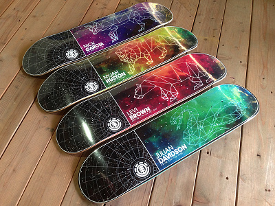 ELEMENT - constellation series constellations deck element nebula skateboard skateboarding skateboards space stars