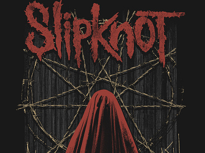 SLIPKNOT - gig poster dark devil gig poster metal poster screen printed screened slipknot