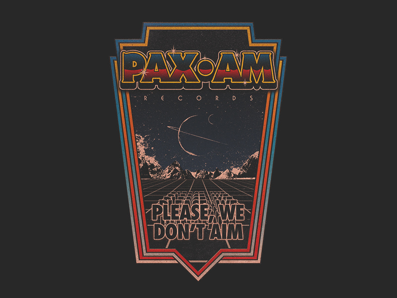 PAXAM - arcade records rock landscape space vintage retro arcade ryan adams paxam