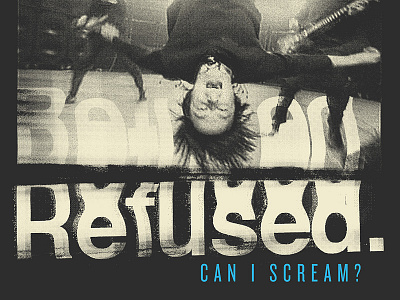 Refused - Can I Scream? merch punk refused