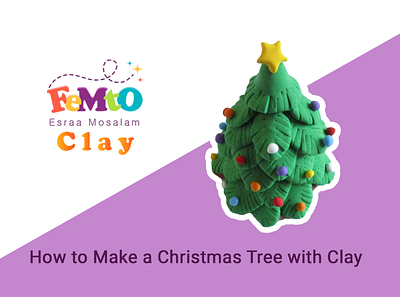 How to Make a Christmas Tree with Clay 🎄🎄 art christmas creative esraamosalam facebook femto how make model play tree try youtube