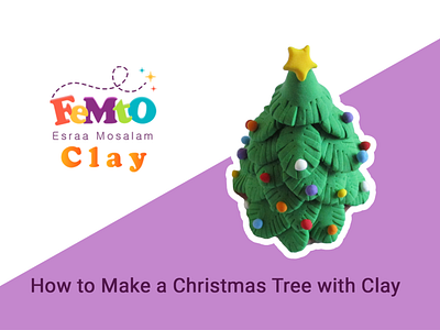 How to Make a Christmas Tree with Clay 🎄🎄