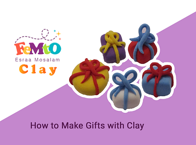 How to Make Gifts with Clay 🎁🎁 art clay design femto gift gifts how kids make model modeling models play playing to try with