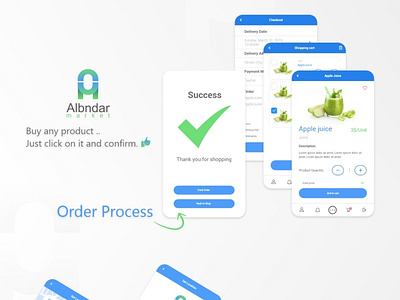 "Albndar Market" | UI/UX Design (Mobile APP) app app design application design designs esraamosalam femto mobile mobile app mobile app design mobile design mobile ui ui ui ux ui design uidesign uiux ux ux ui uxui