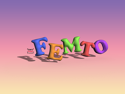 3d Text Effect design femto photoshop