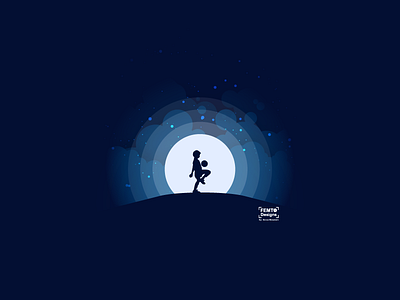 Moonlight design femto illustrator