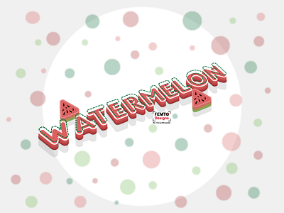 Watermelon ^_^ design femto illustrator