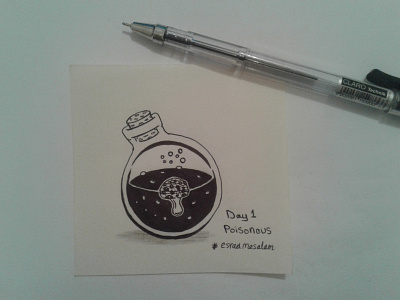 Inktober 2018: Day 1 "Poisonous"