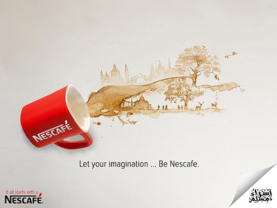 Nescafe (v3) design esraamosalam femto nescafe photoshop social media