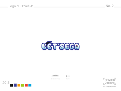 "Let'SeGA" | Logo branding design esraamosalam femto illustrator logo