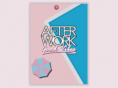 Afterwork Good Vibes after work afterwork chill good vibes photoshop pool poster sun swimming pool