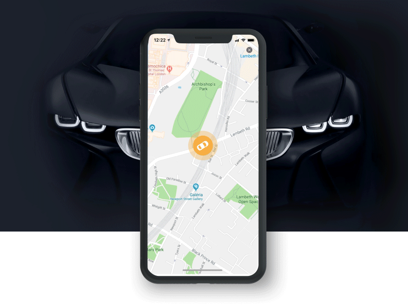 Drift - Social network for motorists app car app cars dark map mobile mobile app motion motion animation social network ui uiux ux web webdesign