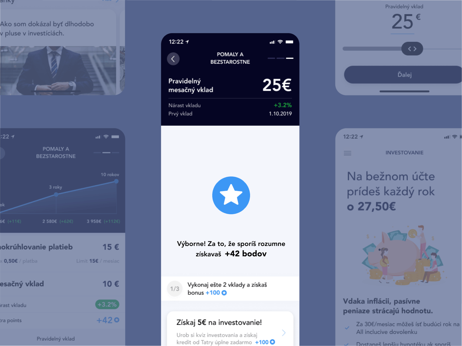 Investment App & Star Animation