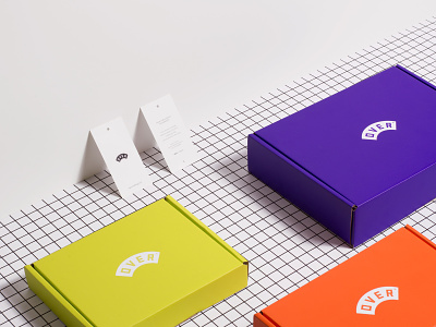 Over 2019 Packaging agency bbbrick box design branding design graphicdesign identity identity branding identity design over overclothing packagedesign packaging print studio
