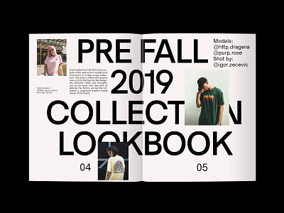 Over PF19 Lookbook agency bbbrick design editorial graphic graphic design graphicdesign lookbook over overclothing print printdesign studio