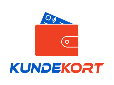 Kundekort- Payment wallet Logo brand logo branding business logo design design logo golden ratio graphics design illustration logo logo design logo designing make logo photoshop logo vector