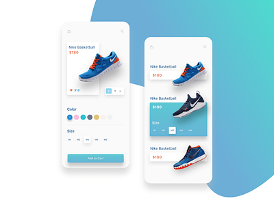 Nike - Store app concept app app design branding interface mobile design nike store app ui uidesign