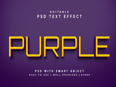 Purple 3D text Effect | Rain Studios animation banner branding design graphic design illustration logo motion graphics vector