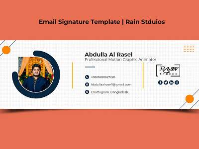 Email Signature Template | Rain Studios