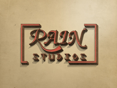 3D Text Effect | Rain Studios 3d animation banner branding design graphic design illustration logo motion graphics rain studios ui vector