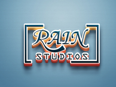 3D Text Effect | Rain Studios