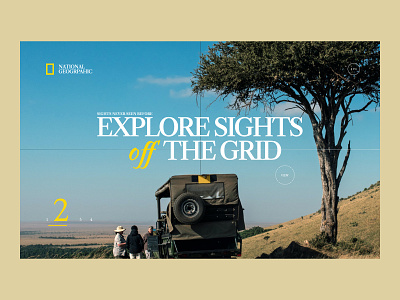 National Geographic - Visual Exploration design frontend ui ux web website