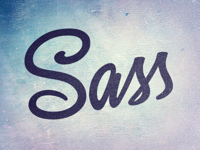 Sass Logo handletter logo sass
