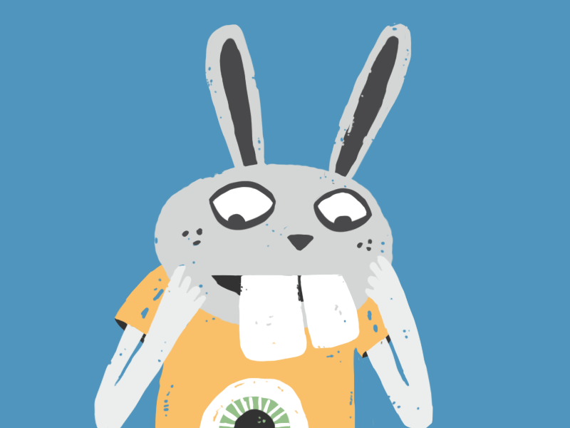 mr rabbit illustration rabbit utopia