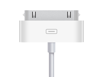 Apple Dock Connector apple cable charge connector dock usb white