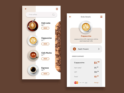 Coffeeapp Order Page