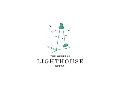 Daily Logo Challenge: Day 31 dailylogochallange graphicdesign graphics lighthouse logo logochallange logos