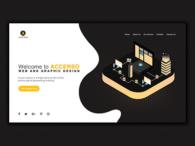 Accerso Landing Page